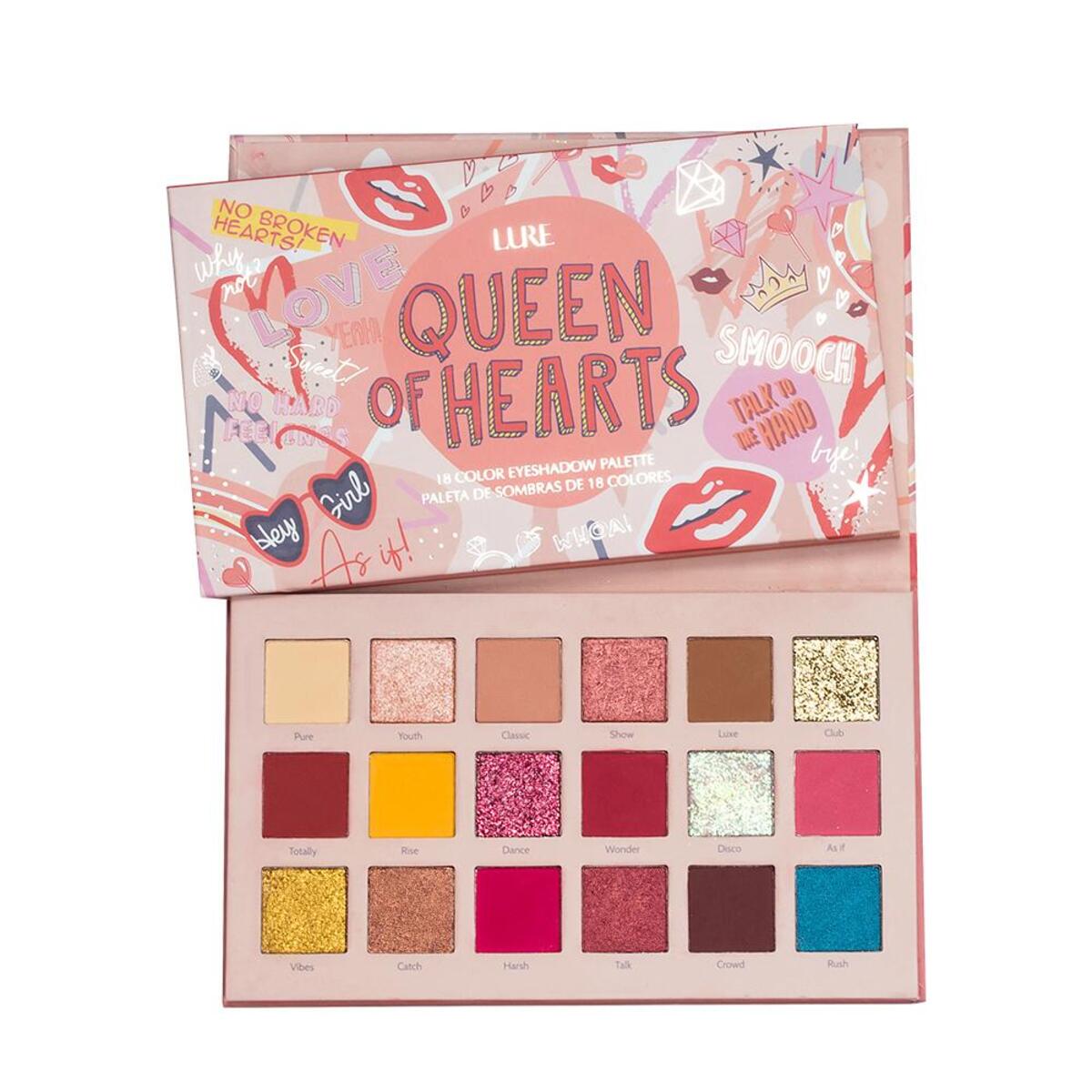 Transforma tus ojos con la paleta de sombras Lure Fruits de 18 colores. ¡Experimenta con una gama de tonos intensos y vibrantes para crear looks únicos y audaces!