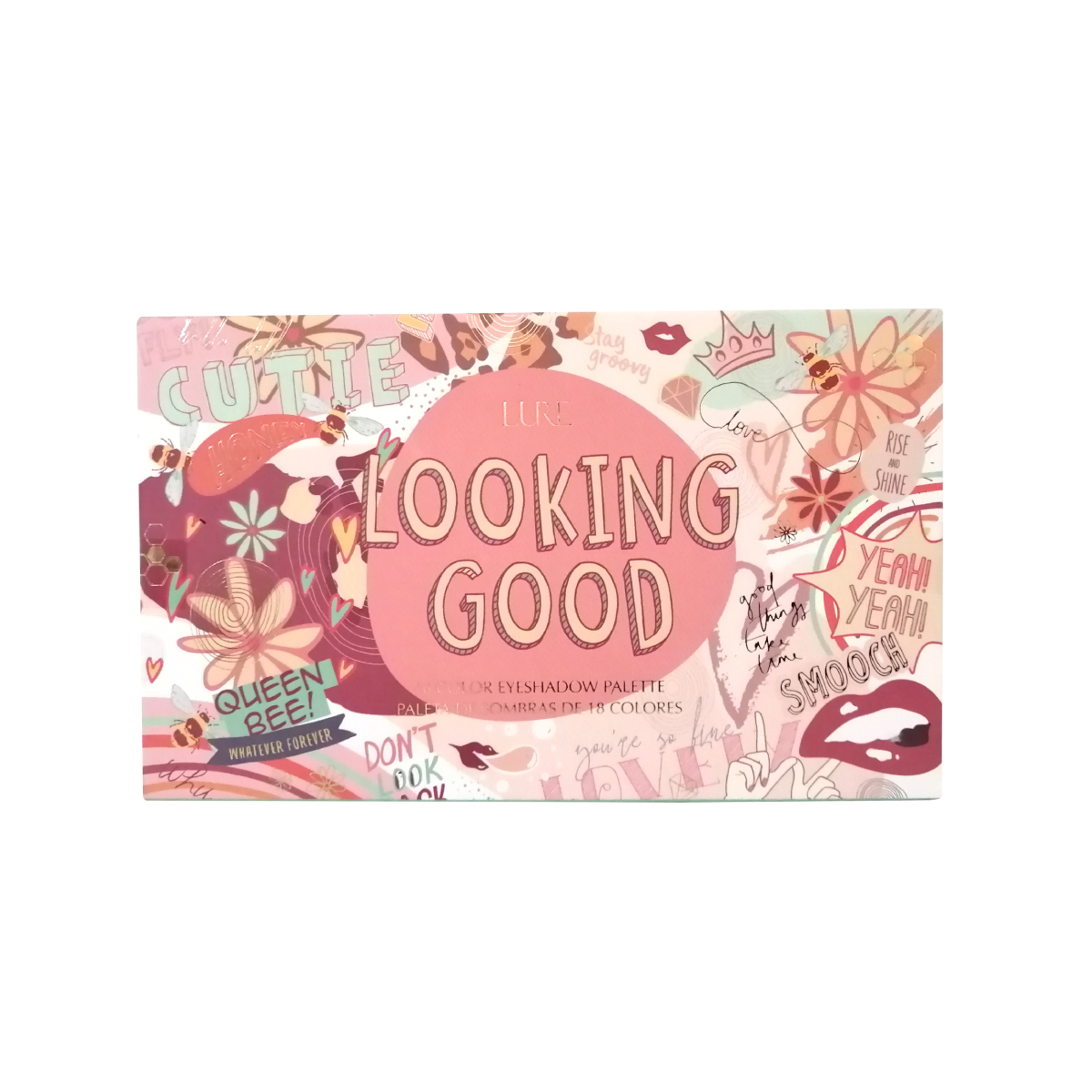 ¡Desata tu creatividad con la paleta de sombras Lure Girls Can- Looking Good! Colores vibrantes para un look audaz y lleno de estilo.